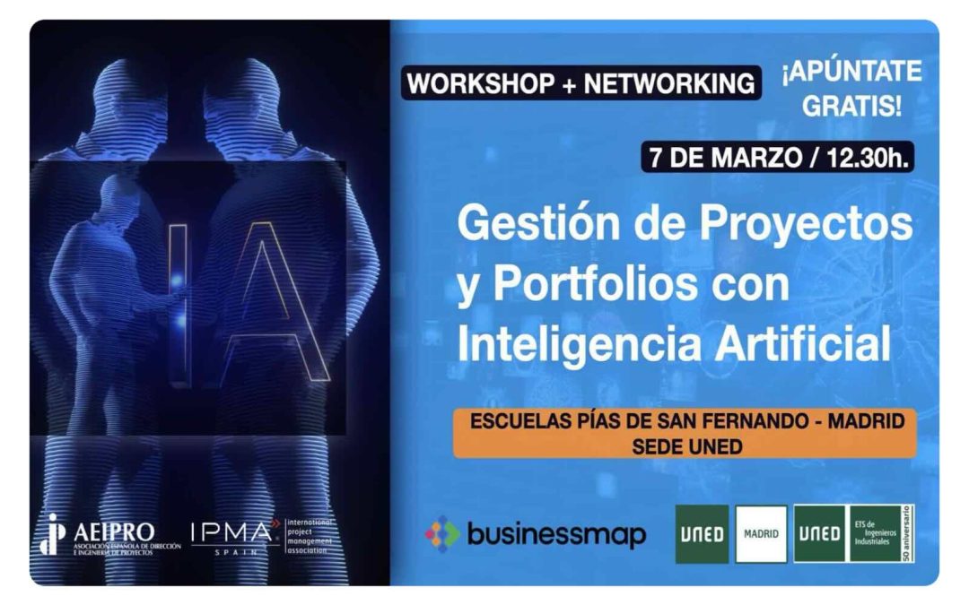 Taller presencial en Madrid sobre Gestión de Proyectos y Portfolios con IA