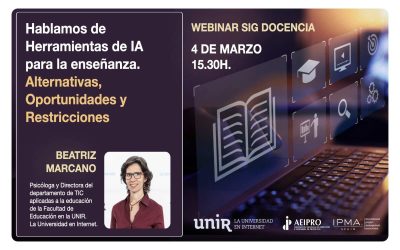 Descubre cómo mejorar tu productividad con el webinar de herramientas de IA para la enseñanza